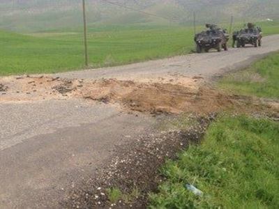 Mardin'de patlayıcı yüklü cip imha edildi