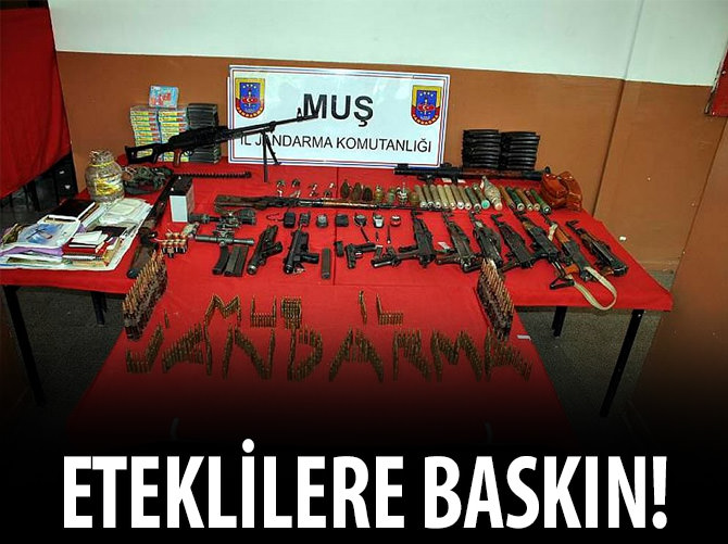 Etekli teröristlere baskın