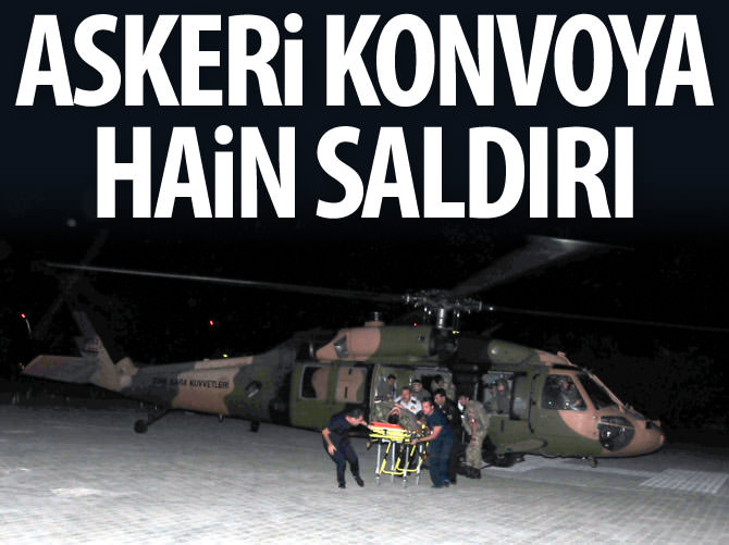 Van‘da askeri konvoya bombalı saldırı