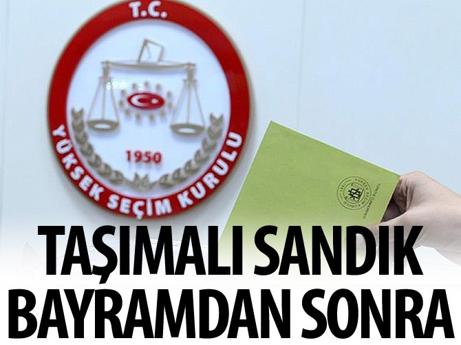 YSK'dan 'taşımalı sandık' açıklaması