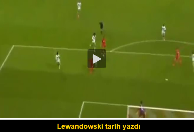 Lewandowski'den tarihi performans