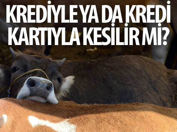 Krediyle ya da kredi kartıyla kurban kesilir mi?