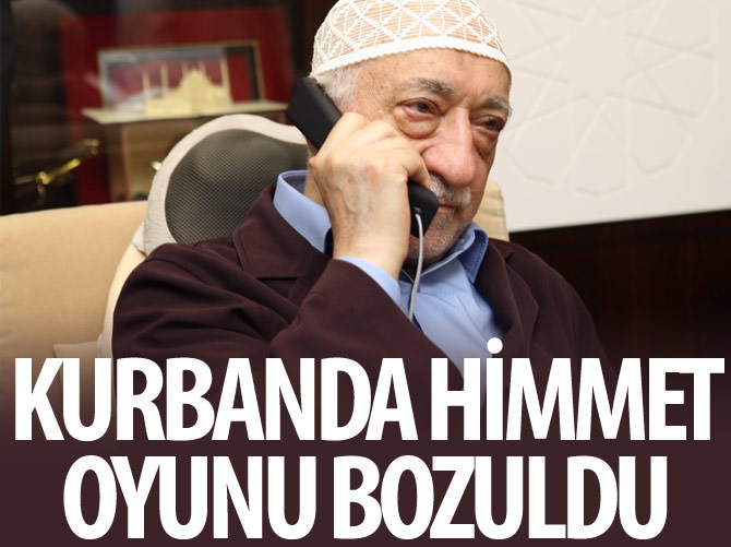 Kurbanda himmet oyunu bozuldu