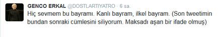 Genco Erkal'dan 'nefret dolu' bayram mesajı - 2