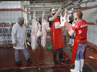 Erdoğan'ın kurban hissesi Filistin'de kesildi
