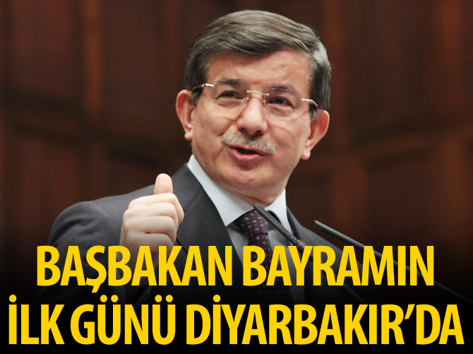 Başbakan Diyarbakır'da
