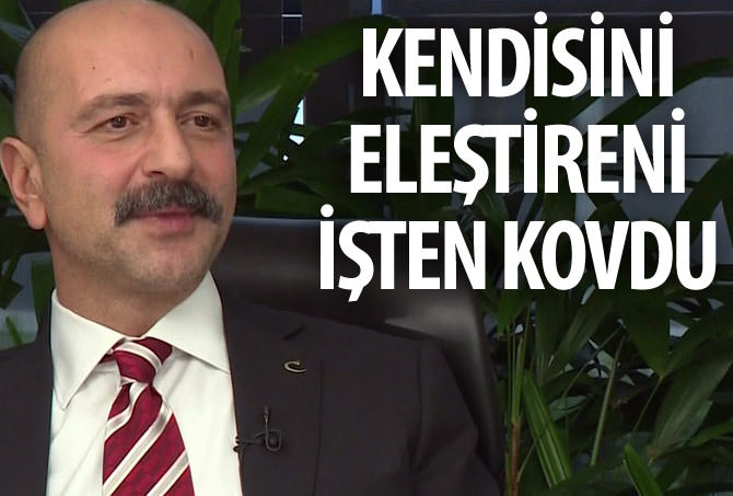İpek'i eleştirdi, işten kovuldu