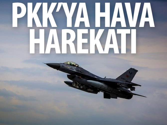 Hakkari'de teröristlerin sığınakları hava harekatı ile imha edildi