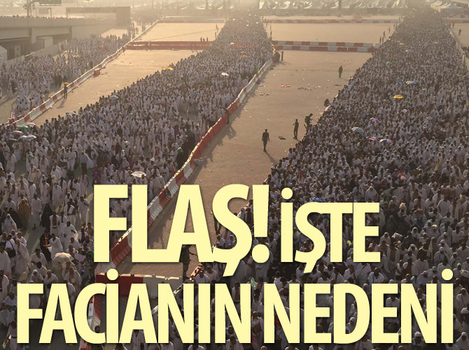 Mina'daki izdihamın nedeni belli oldu