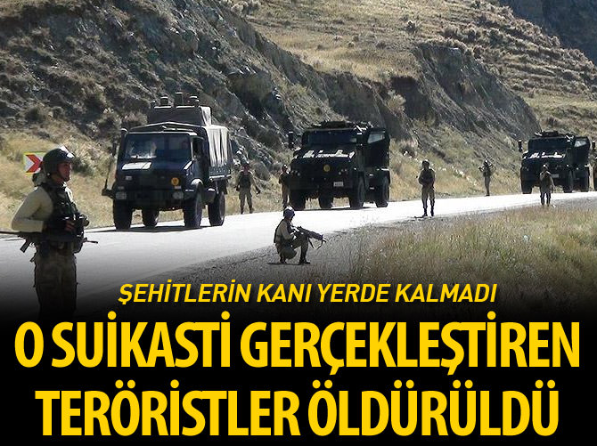 'Bingöl'deki saldırıyı gerçekleştiren terörist grup ölü ele geçirildi'