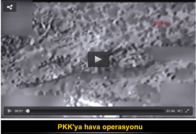 PKK’ya hava operasyonu: 30 terörist öldürüldü