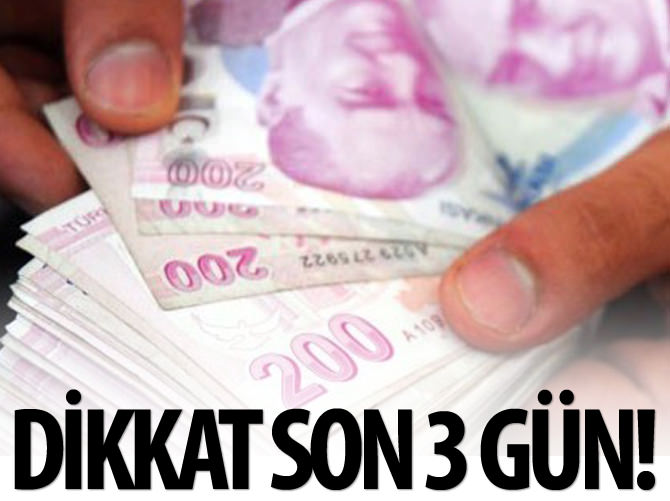 Tavandan prim ödememek için 3 gün var