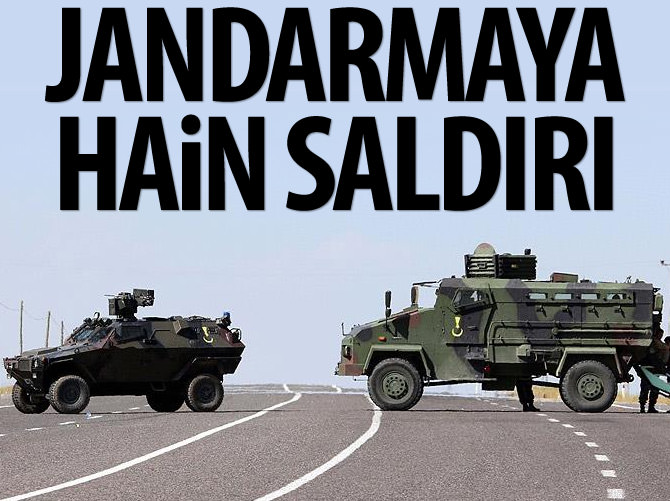 Mardin'de jandarma karakoluna saldırı