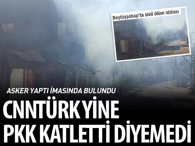 PKK katletti CNNTürk asker imasında bulundu