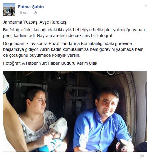 Ayşe Yüzbaşı kucağında bebeğiyle ateş hattına gidiyor - 1