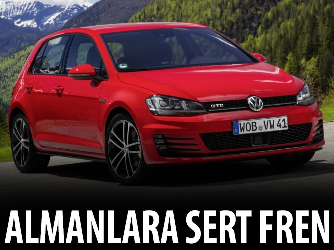 Almanya'ya sert fren