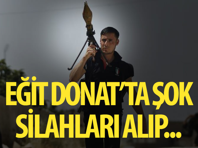 Eğit-donat'ta şok: Silahları alıp...