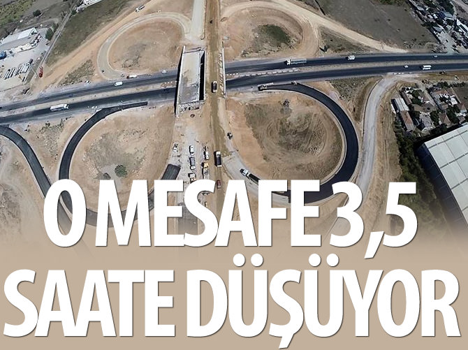 O mesafe 3.5 saate düşüyor