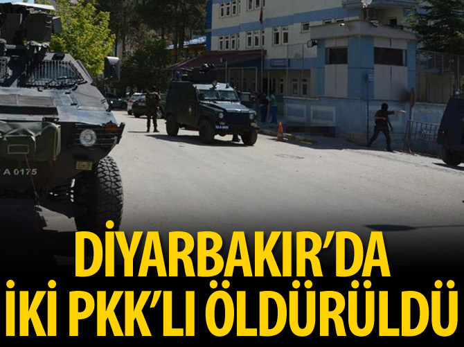 Diyarbakır'da 2 PKK'lı öldürüldü