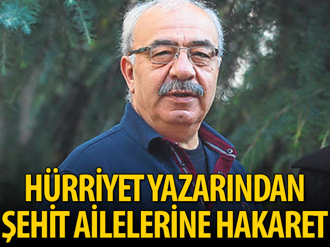 Hürriyet yazarından şehit ailelerine hakaret