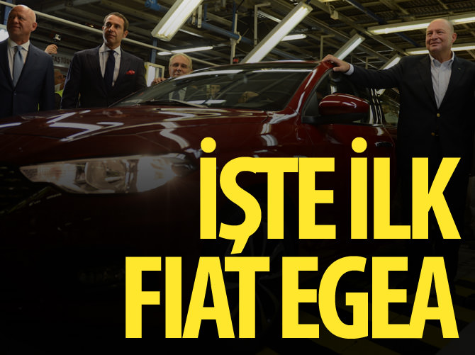 Bursa'da üretilen "Fiat Egea" banttan indi