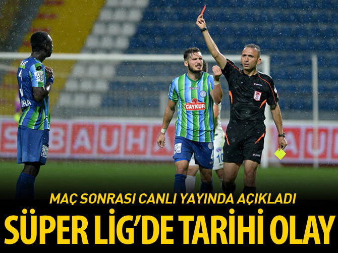Hakem Deniz Çoban maç sonrası özür diledi