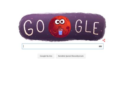 Google Mars'a özel doodle hazırladı!