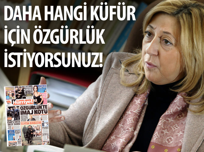 'Daha hangi küfür için özgürlük istiyorsunuz'