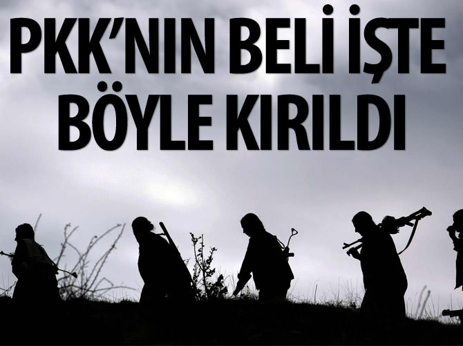 PKK'nın beli işte böyle kırıldı