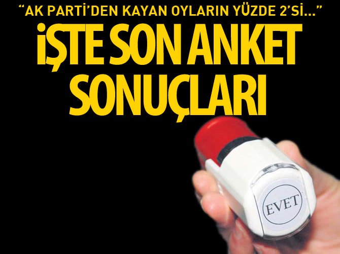 İşte son seçim anketi: Ak Parti’den kayan oyların yüzde 2’si...