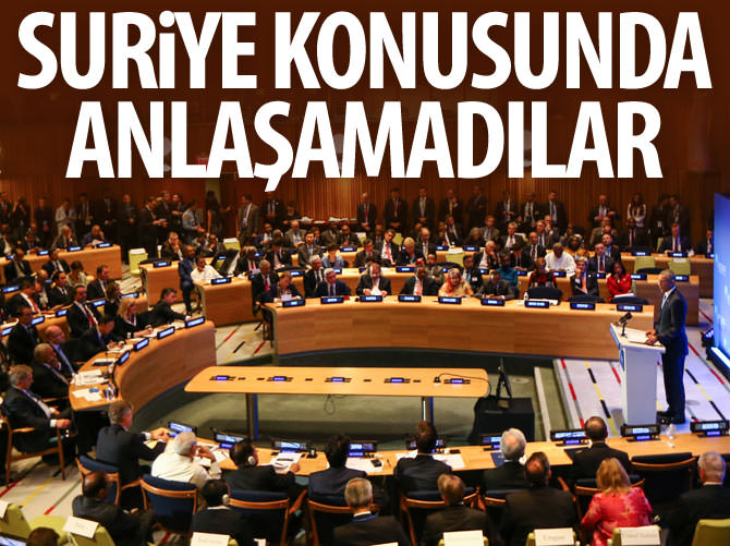 Suriye konusunda liderler anlaşamadı