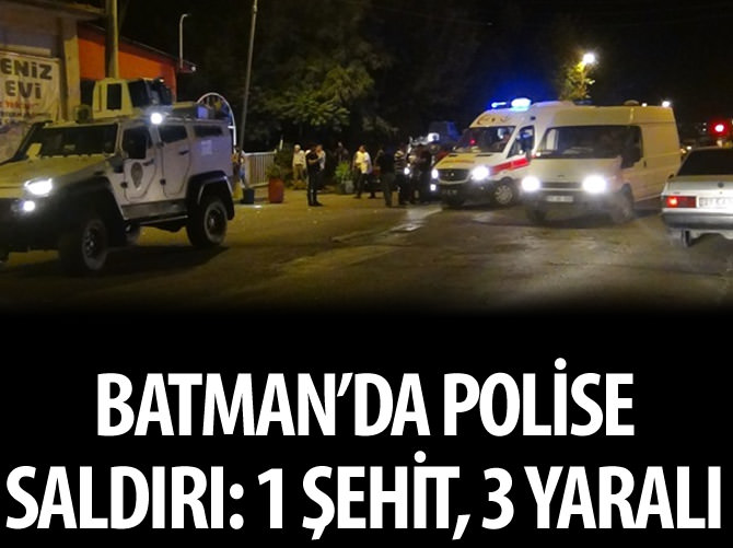 Batman'da terör saldırısı : 1 şehit