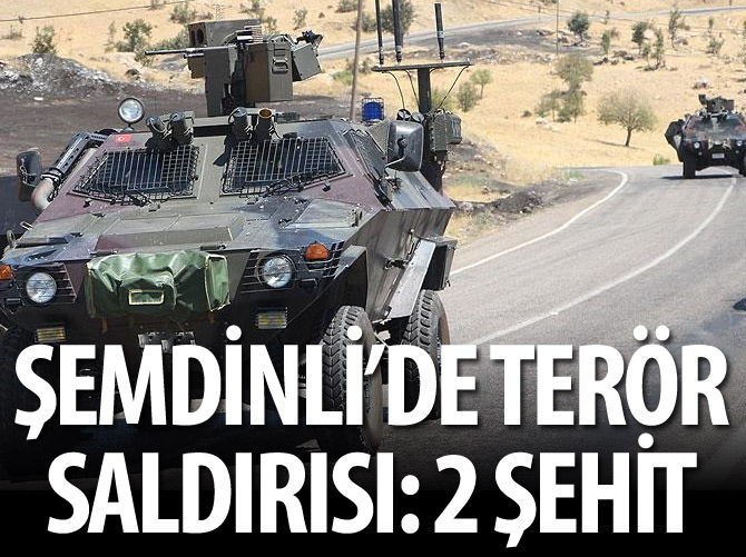 Hakkari'de askeri araca bombalı saldırı: 2 şehit