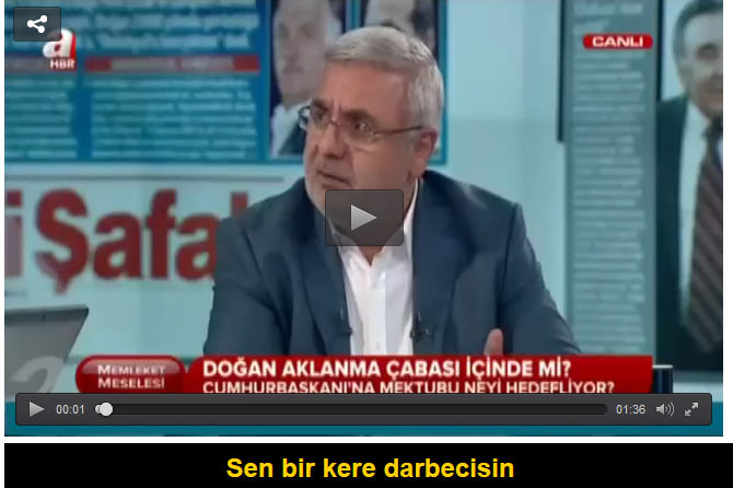 Sen bir kere darbecisin