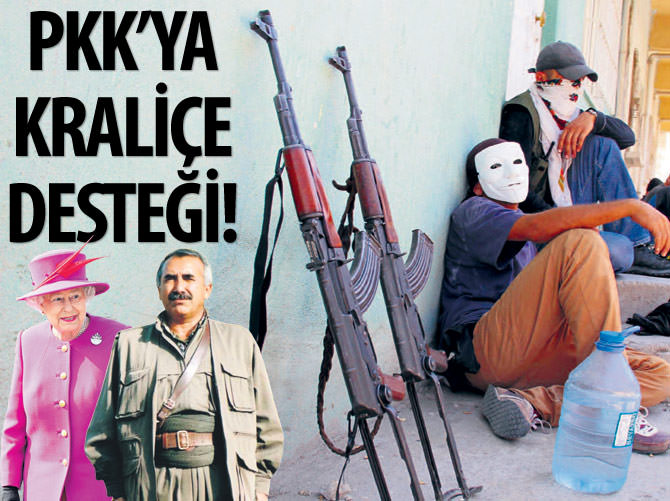 PKK'ya Kraliçe desteği!