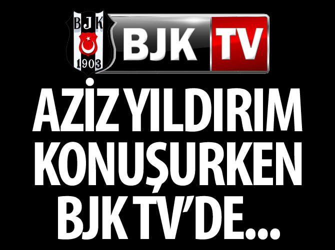 Beşiktaş'tan olay gönderme! Aziz Yıldırım konuşurken BJK TV...