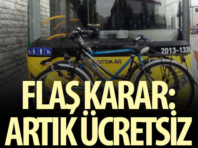 İETT otobüsleri bisiklet yolcularına ücretsiz