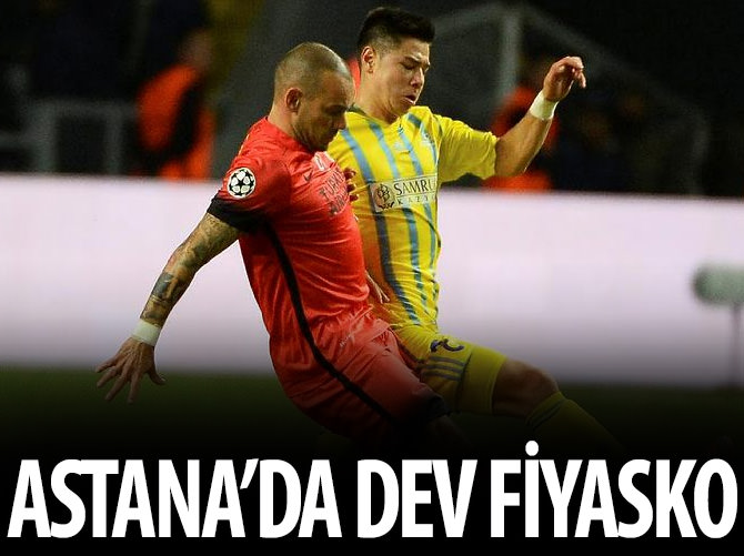 Galatasaray Kazakistan'da 2 puan bıraktı!