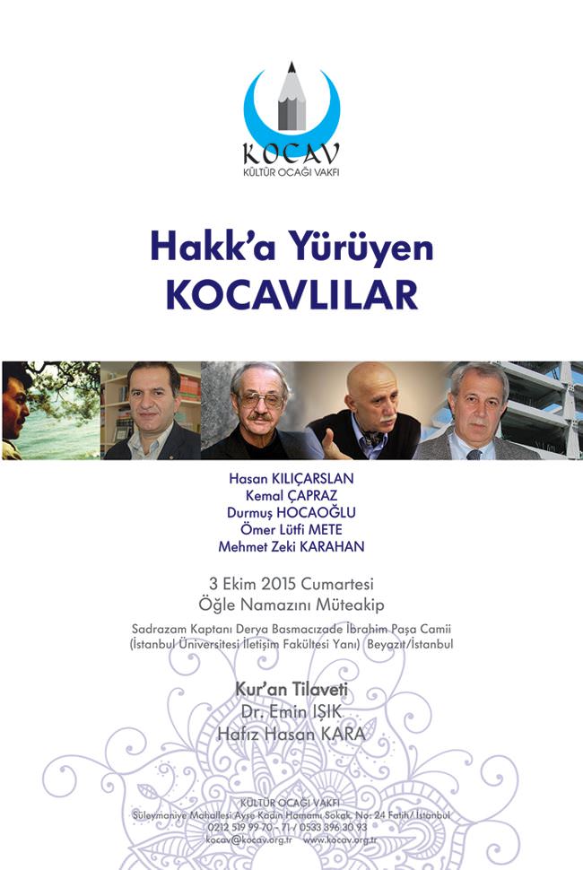 Ömer Lütfi Mete, Kemal Çapraz ve Durmuş Hocaoğlu anılıyor! - 1