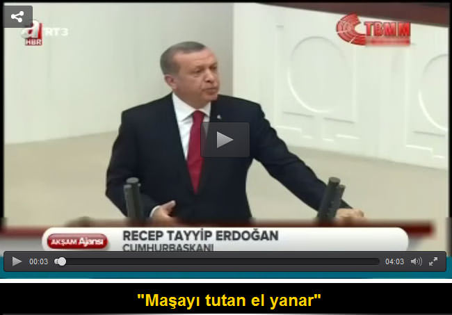 MHP sıralarına dönüp: Rahatsız mı oldun!