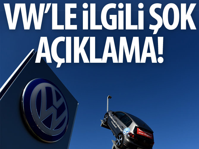 Alman Bakan'dan Volkswagen'le ilgili şok açıklama