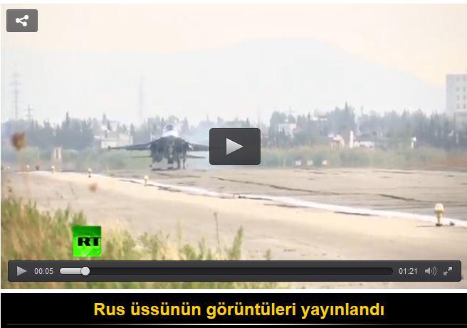 Rus üssünün görüntüleri yayınlandı