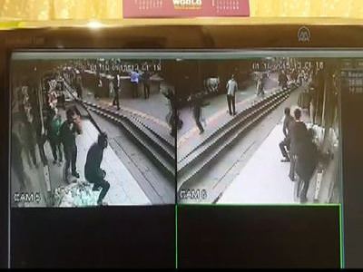Ankara'daki feci kaza güvenlik kamerasında