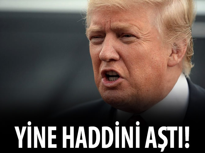 Trump tavır!