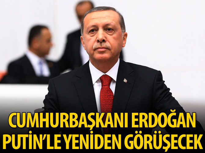Cumhurbaşkanı Erdoğan Putin'le görüşecek