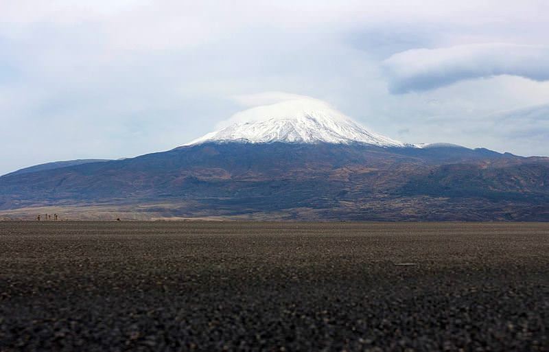 Ağrı Dağı'na yılın ilk karı düştü - 1