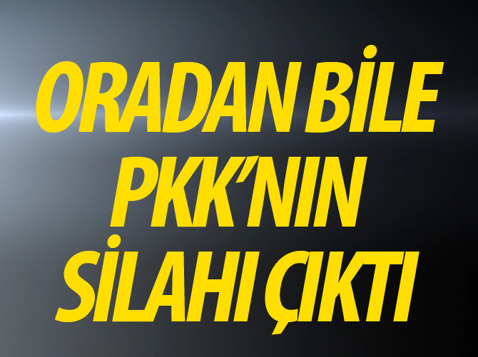 PKK mezarlığında ağır silah bulundu