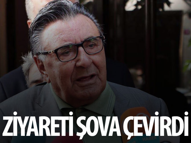 Aydın Doğan ziyareti şova çevirdi