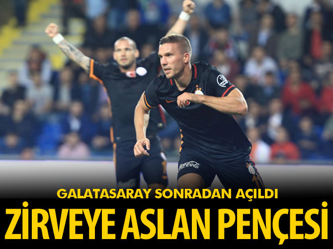 Aslan'dan zirveye pençe!
