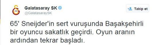 G.Saray’dan Emre Belözoğlu’na sansür